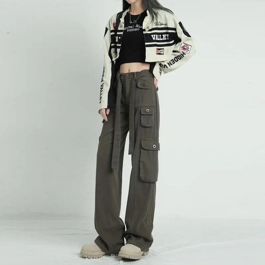 Seoul Street Style Baggy Cargo Jeans - Core Denims