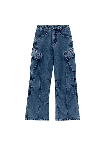 All Out Flare Cargo Unisex Jeans - Core Denims