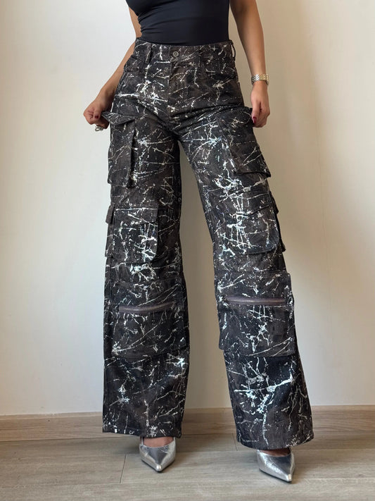 High Street Foil Cargo Denim - Core Denims