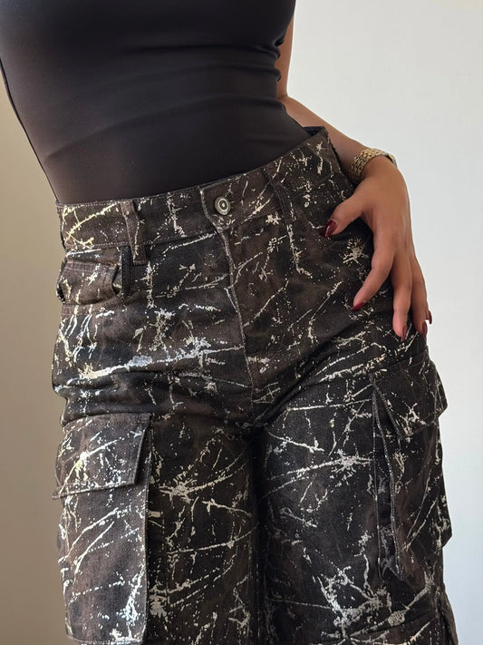 High Street Foil Cargo Denim - Core Denims