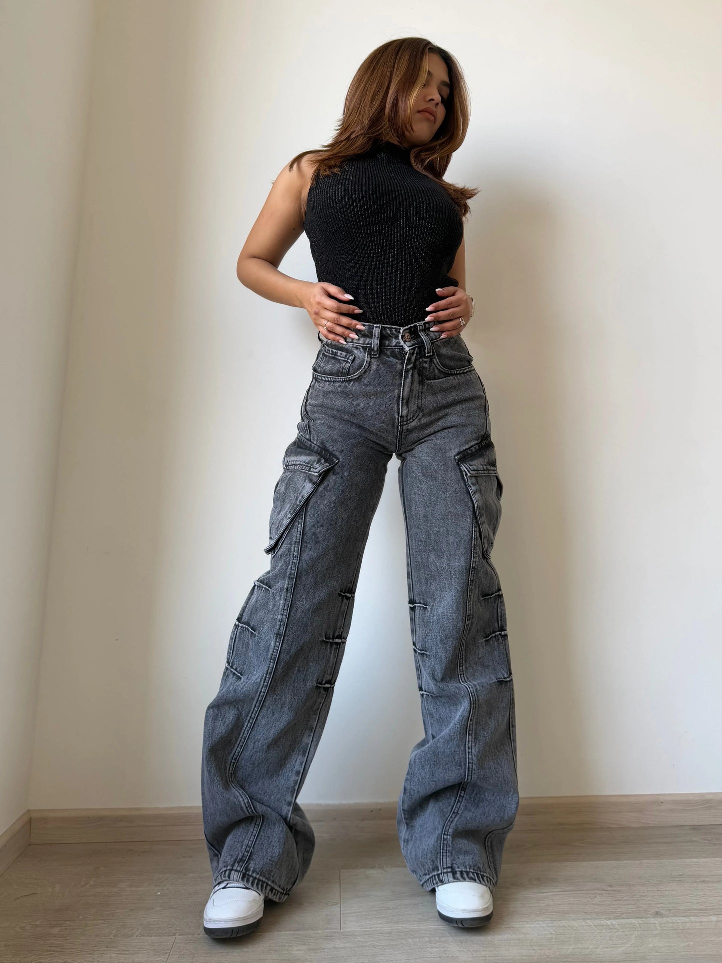 All Out Flare Cargo Unisex Jeans - Core Denims