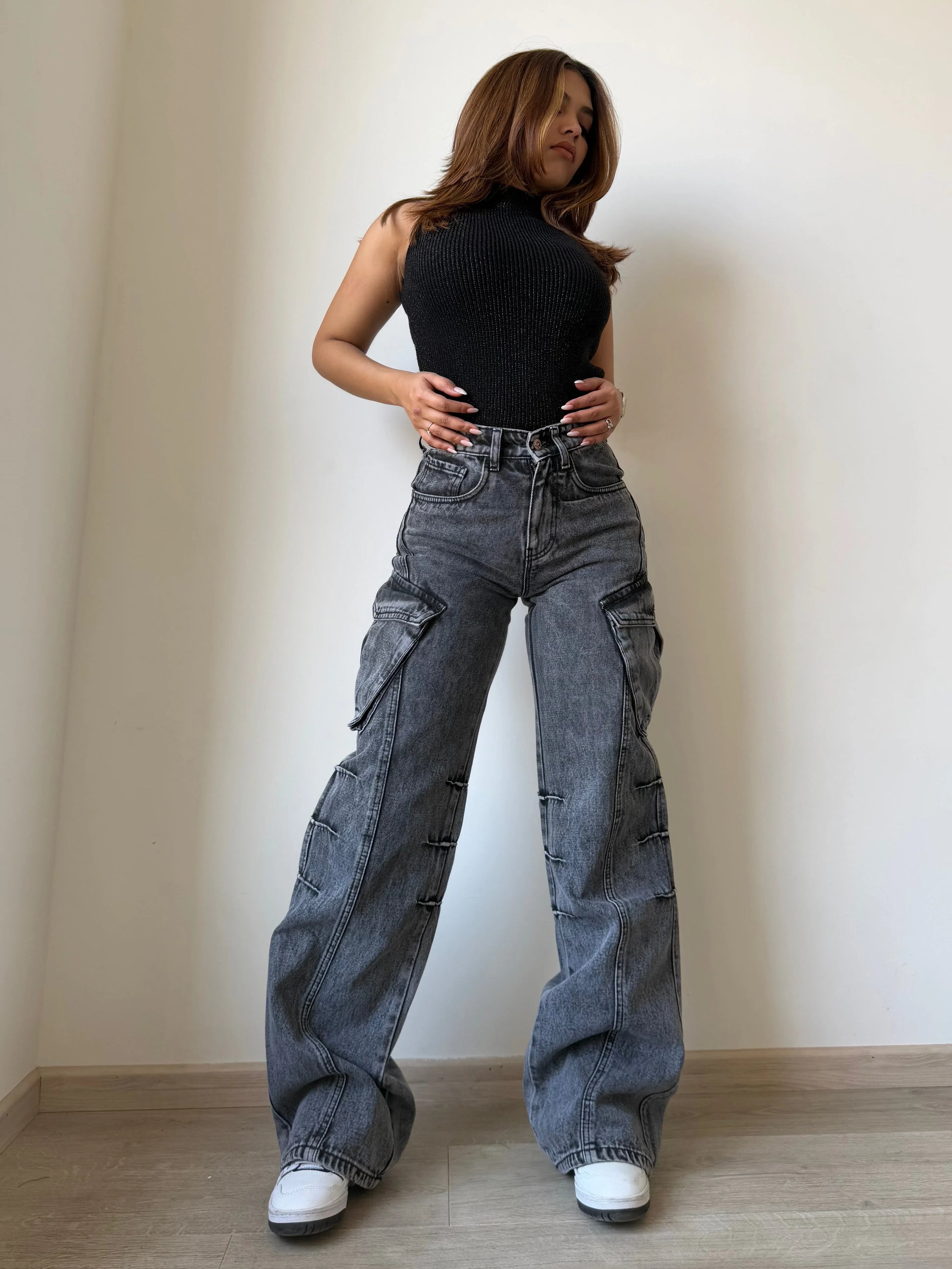 All Out Flare Cargo Unisex Jeans - Core Denims