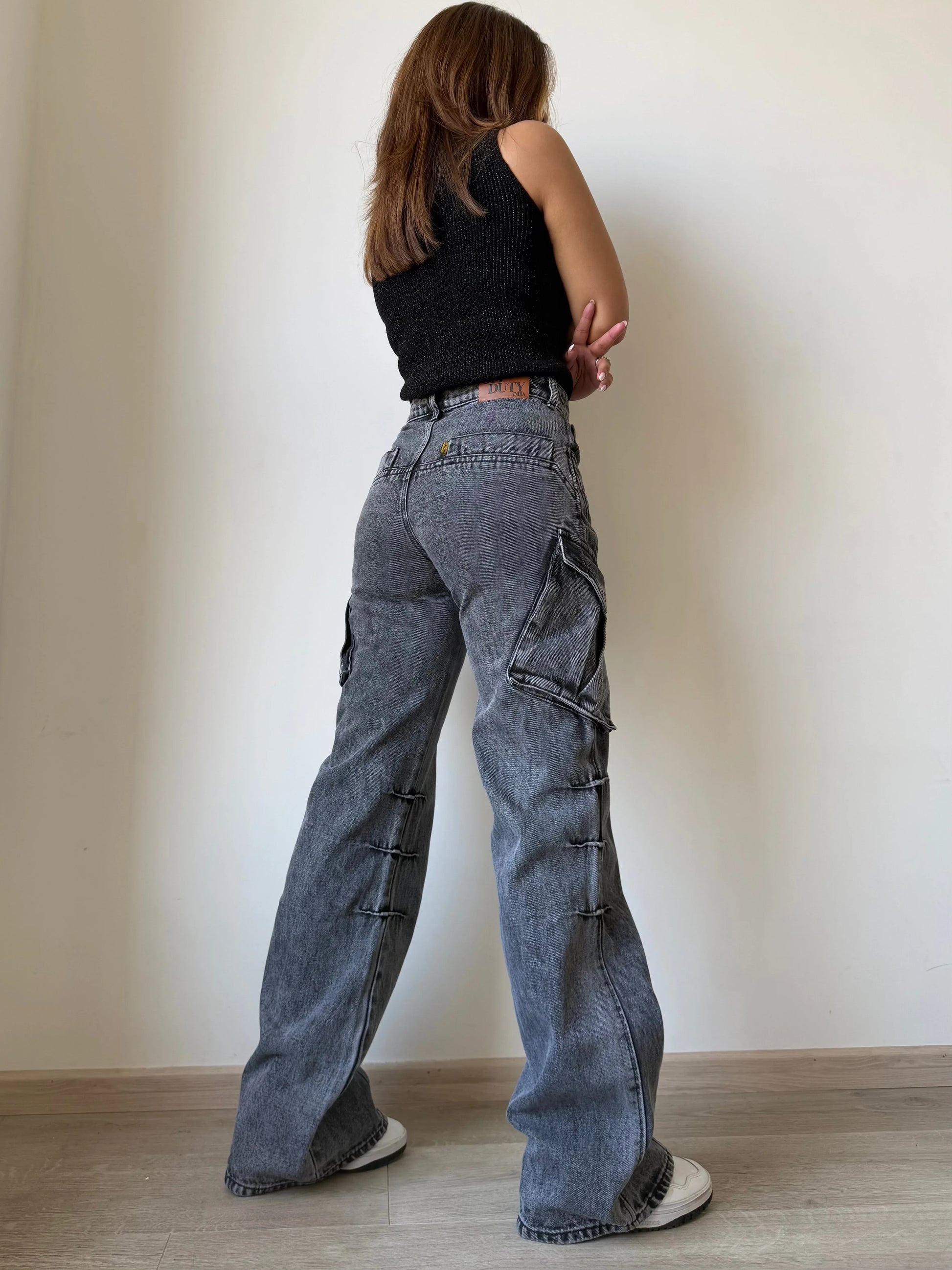 All Out Flare Cargo Unisex Jeans - Core Denims