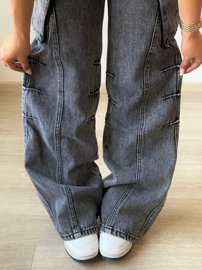 All Out Flare Cargo Unisex Jeans - Core Denims