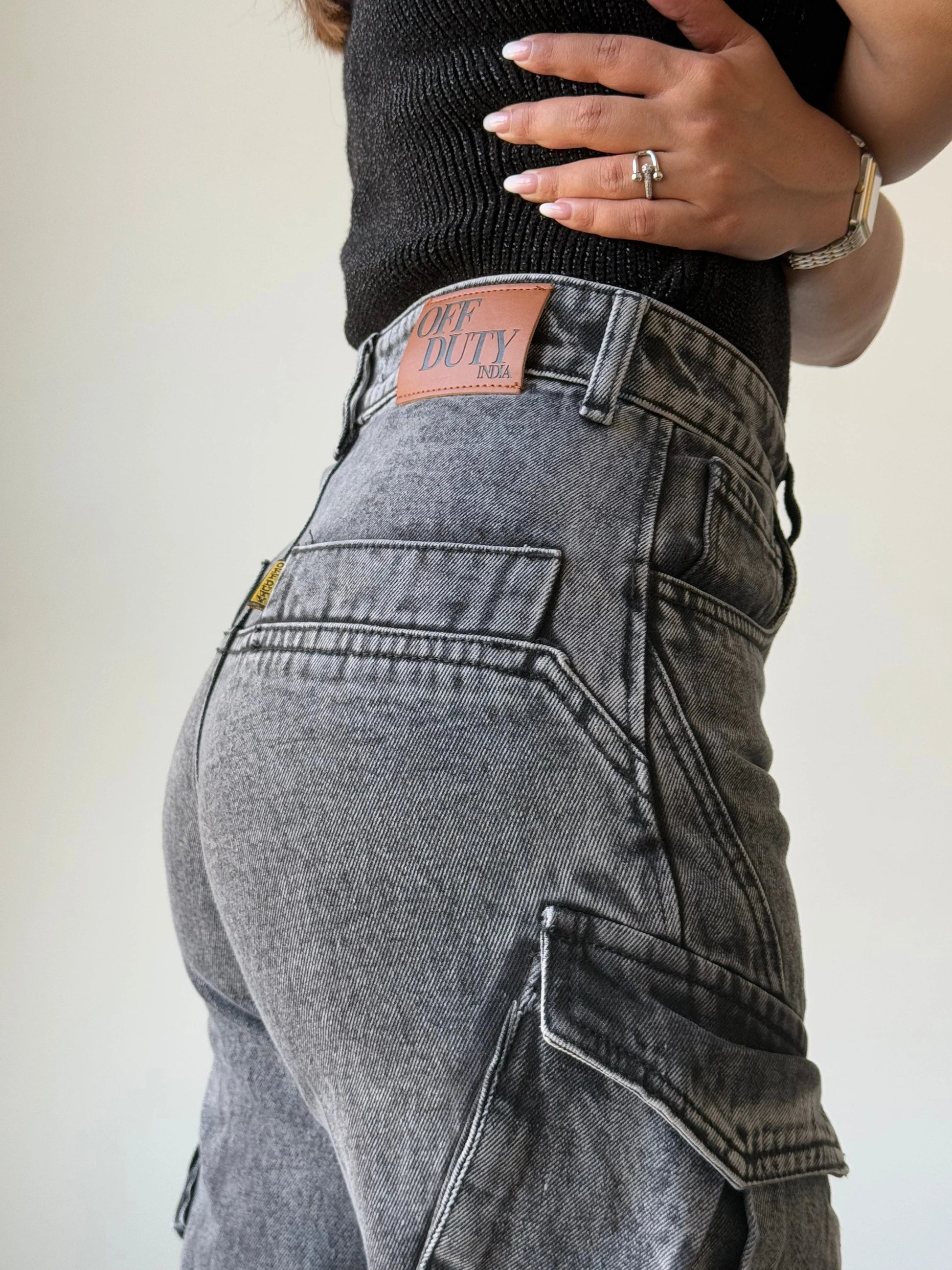 All Out Flare Cargo Unisex Jeans - Core Denims