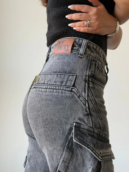 All Out Flare Cargo Unisex Jeans - Core Denims