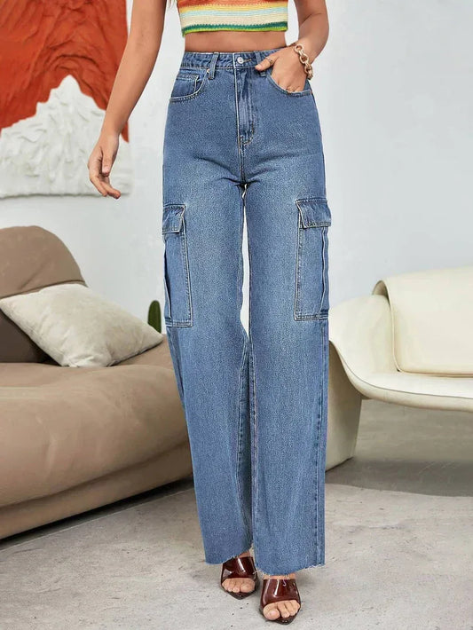 Wanderlust Cargo Denim Pants - Core Denims