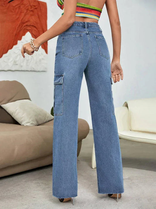 Wanderlust Cargo Denim Pants - Core Denims